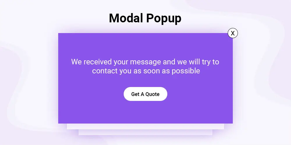 Divi Modal Popup module
