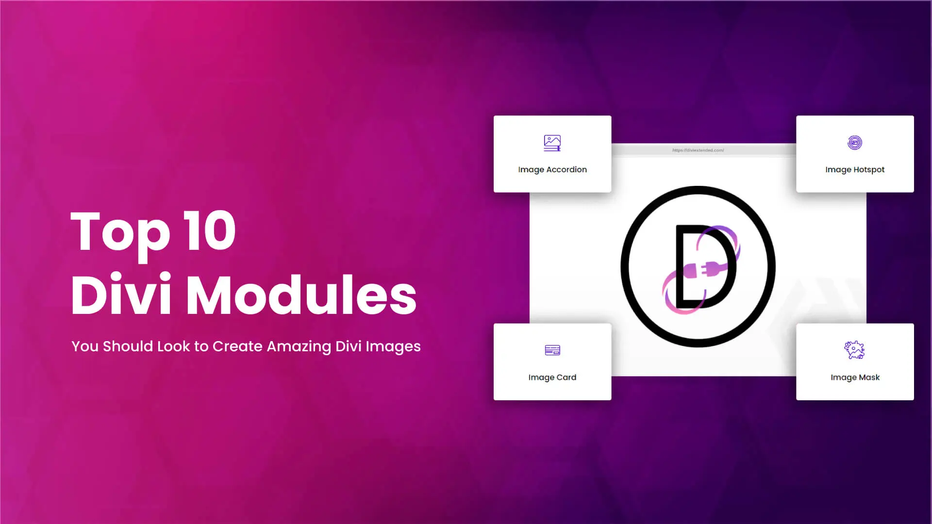 Divi modules to create Divi images