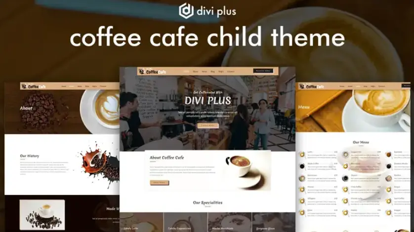 Divi coffee cafe child theme 