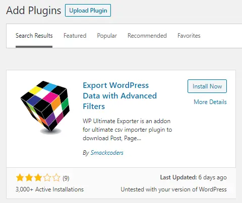 Export WordPress Data with Advanced Filters