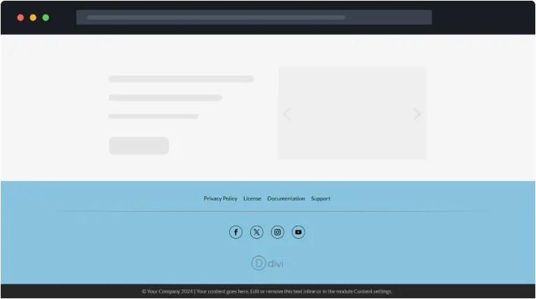 Free Divi Divi Footer 03