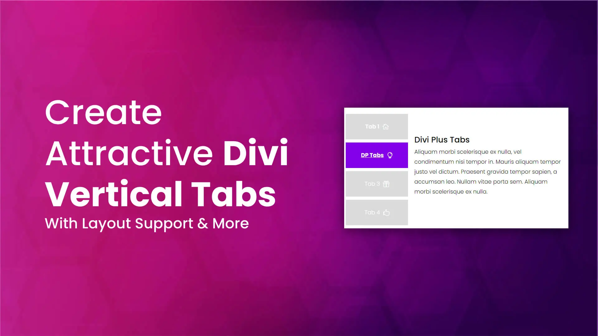 How to create Divi vertical tabs