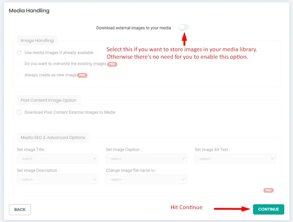 Import Divi restro menu CSV file