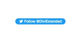 Twitter follow button in Divi