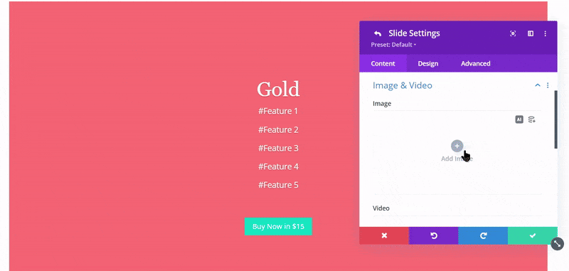 Add graphics to Divi pricing table layouts