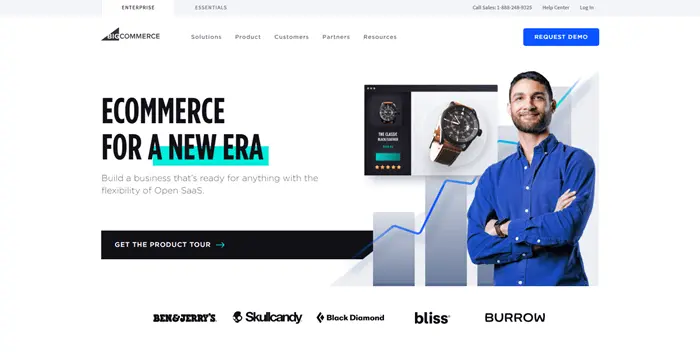 BigCommerce website builder for online stores