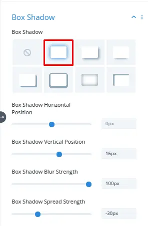 Box-shadow customization