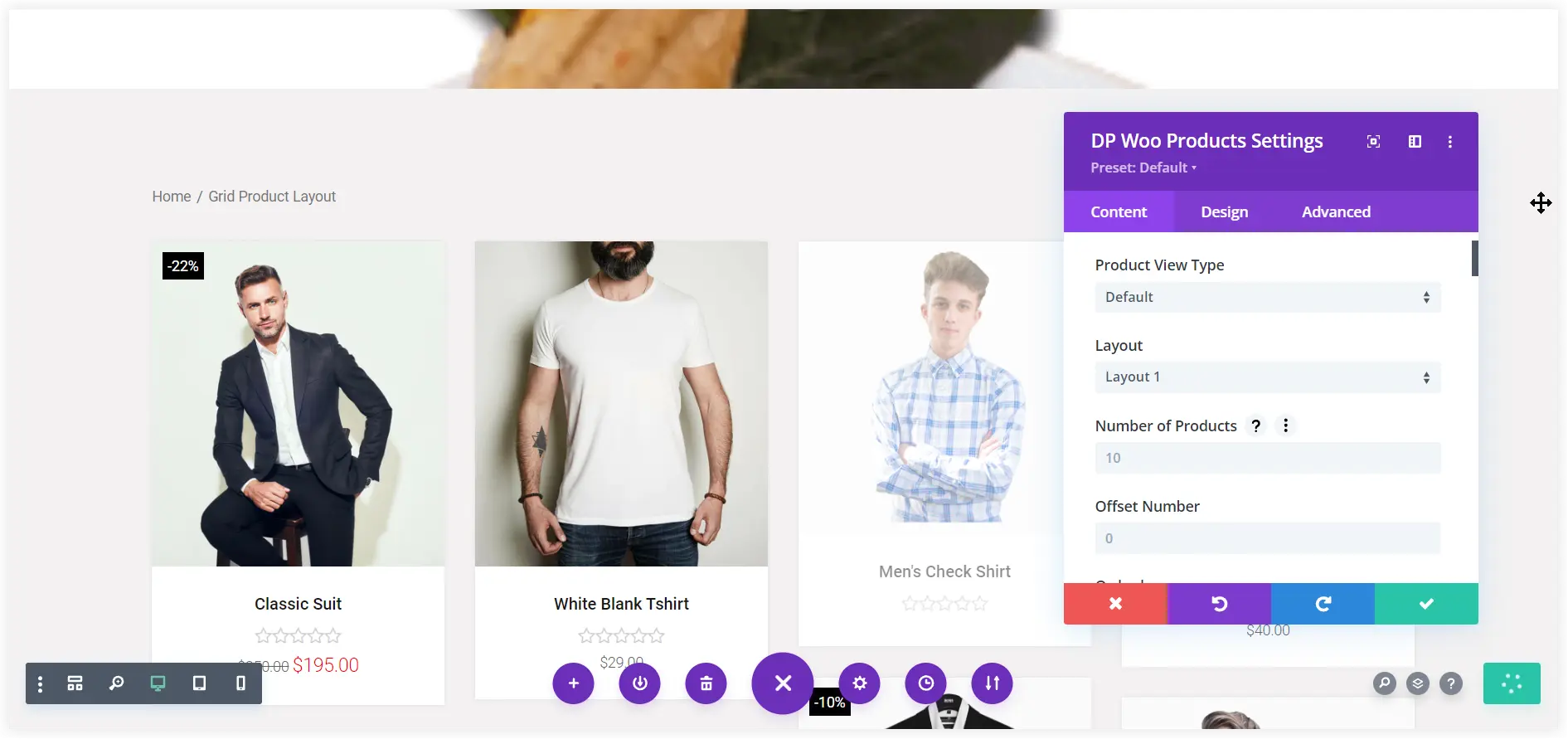 Customize Divi Ecommerce product page page layout