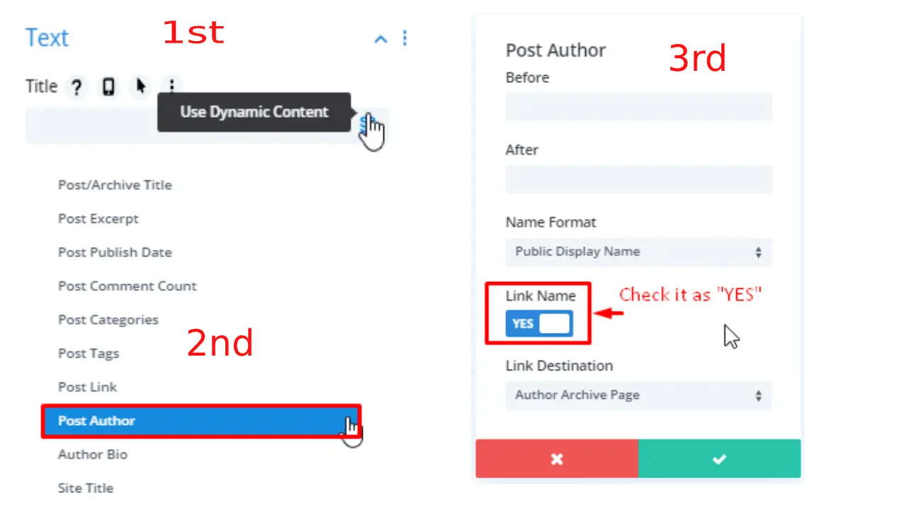 Customizing blurb in content setting