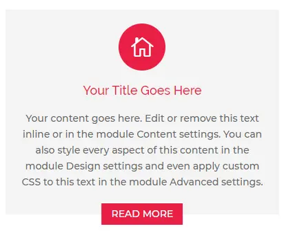 Divi blurb layout example 12