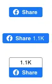 Divi Facebook share button