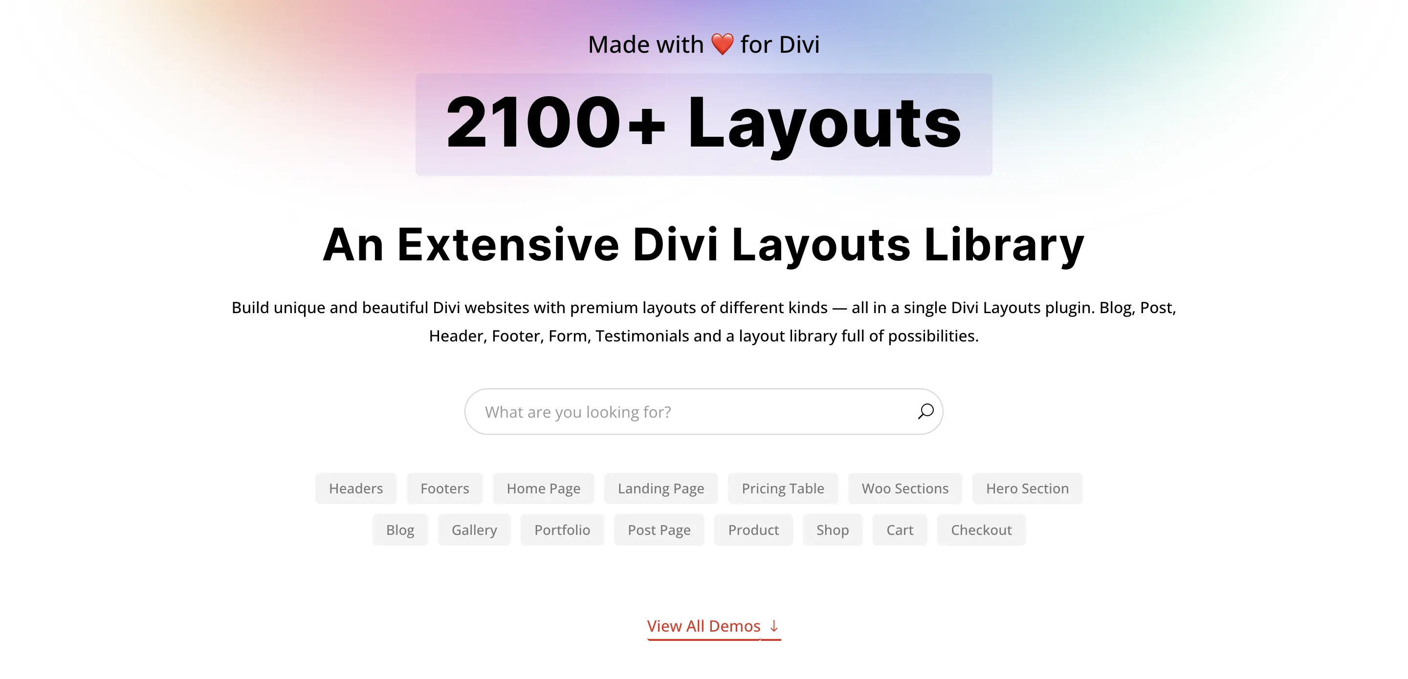 Divi Layouts Extended