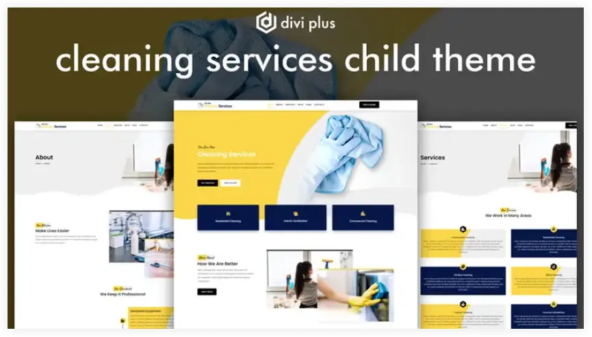 Divi Plus Cleaning Services Child Theme