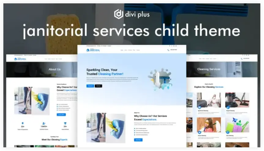 Divi Plus Janitorial Services Child Theme
