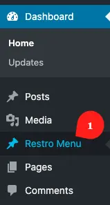 Divi Restro Menu custom post type