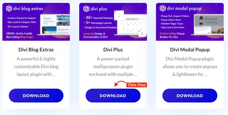 Download Divi Plus