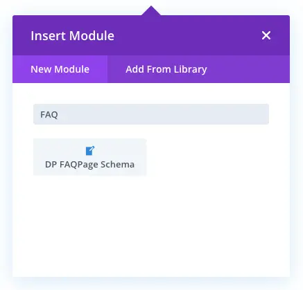 FAQPage Schema module