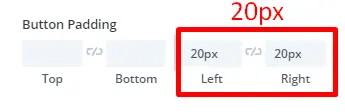 Flip box back button padding setting