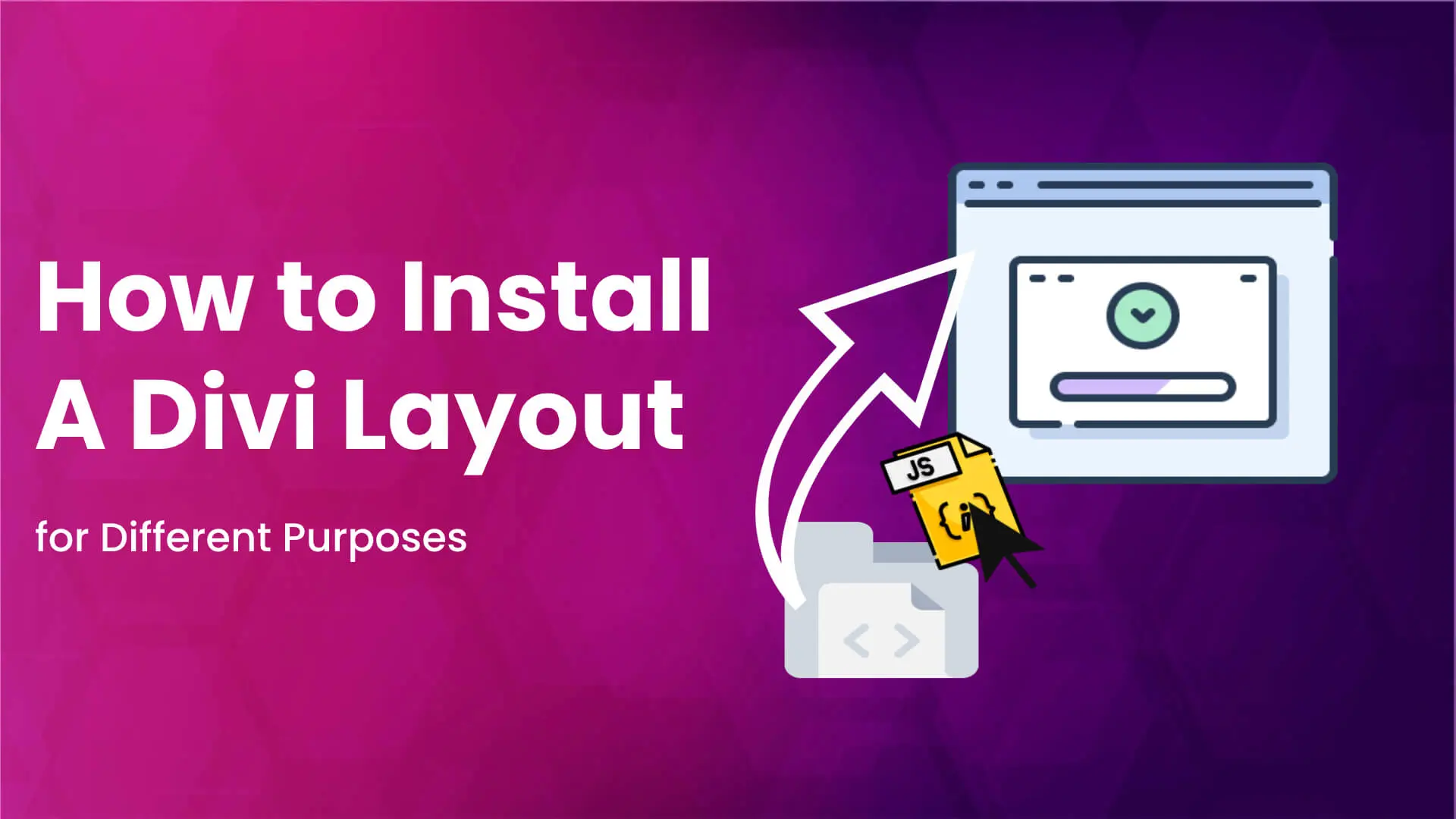 How to install a Divi layout for different purposes