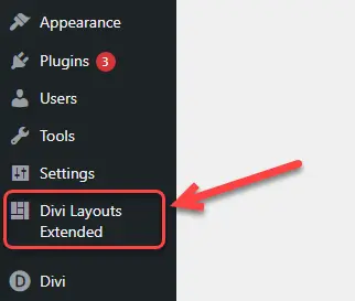 Install Divi Layouts Extended