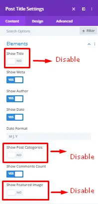 Post title for meta description disable function