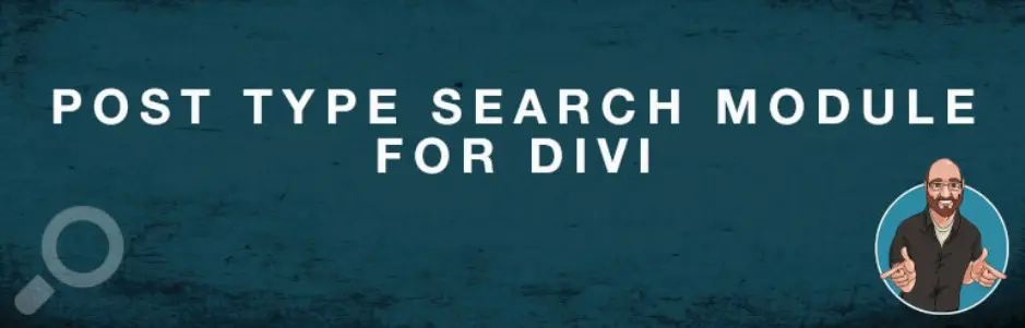 Post type search module for Divi