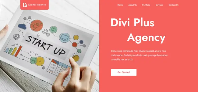 Divi free agency child template