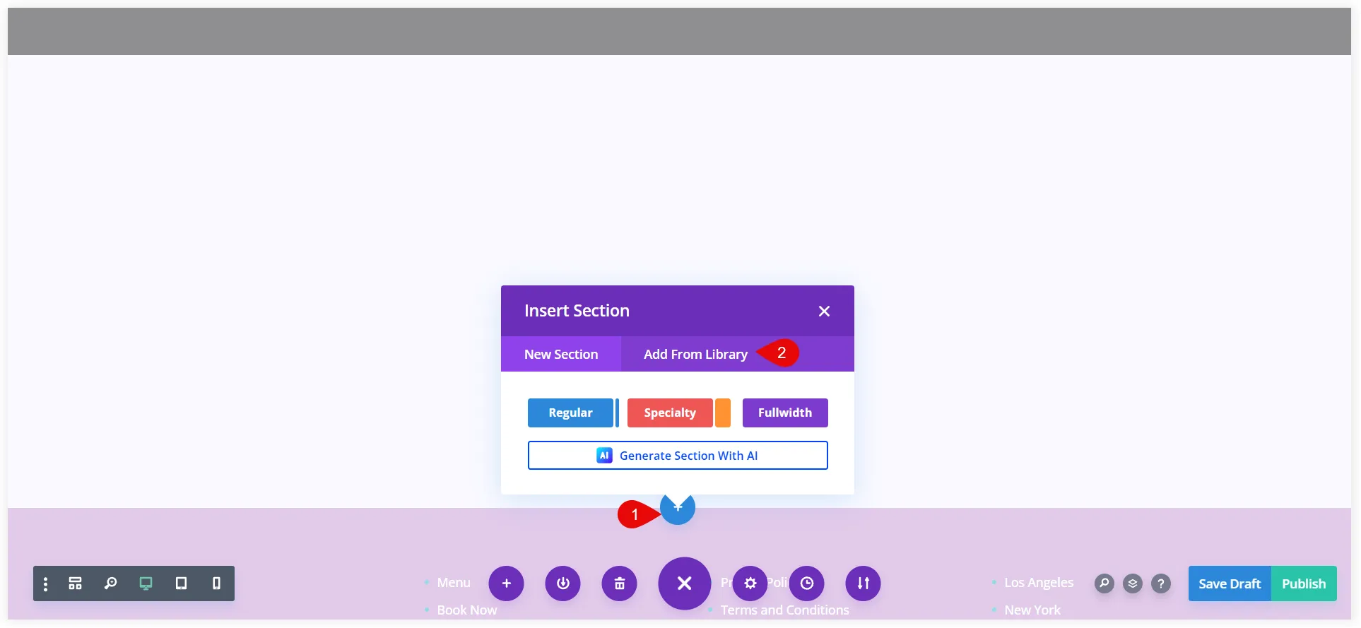 create event schedule with timeline carousel 