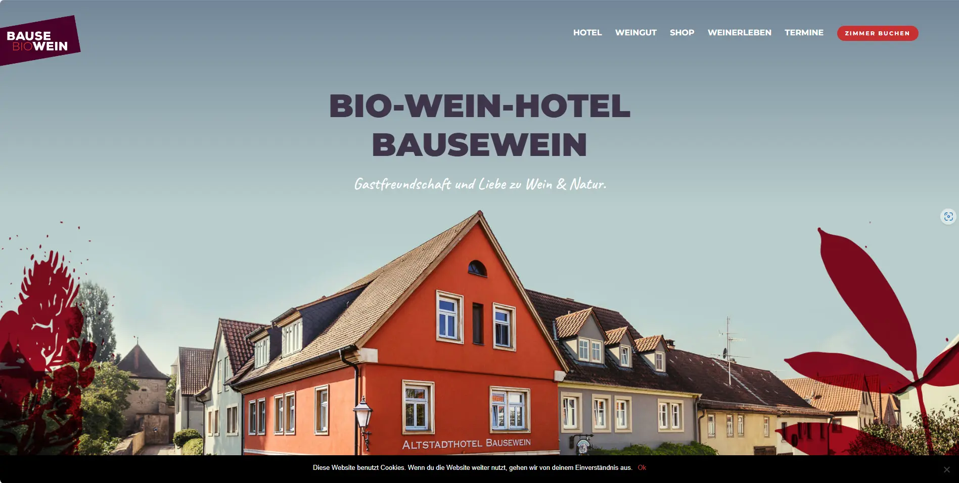 Bause Biowein- A sample divi website 