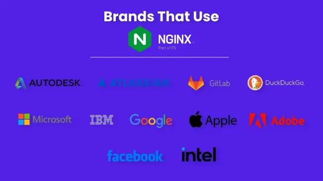 Brands that use Nginx web server