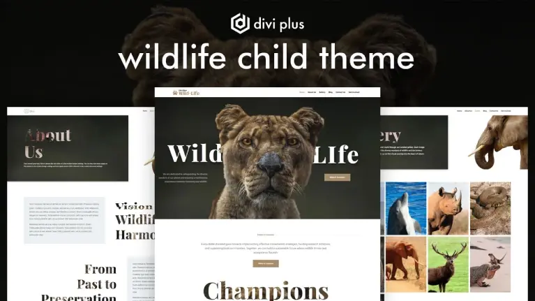 Divi Wildlife Child Theme