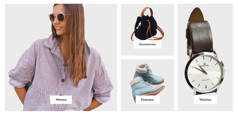 Divi WooCommerce sections layout 1
