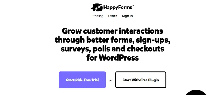 Happyforms WordPress form builders
