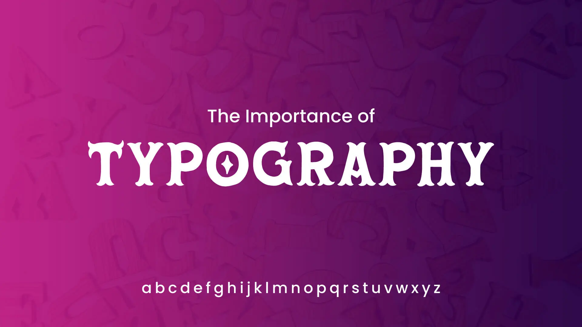 Importance of typography