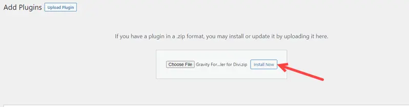 Install Gravity form styler