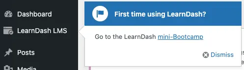 LearnDash onboarding process