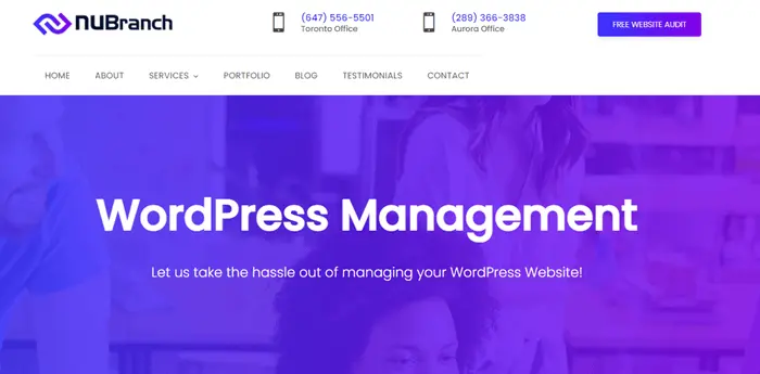 nuBranch WordPress Management