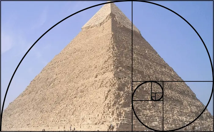 Pyramid of Giza and Golden Ratio