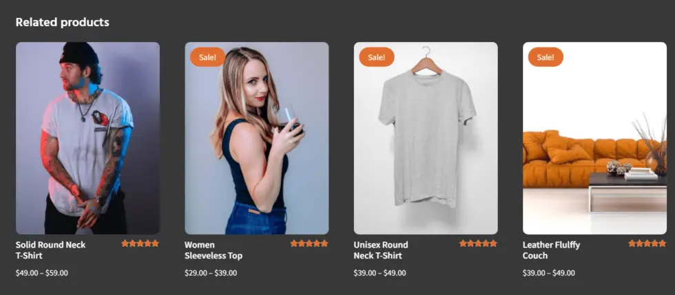 Related products section in Divi from Layouts for WooCommerce