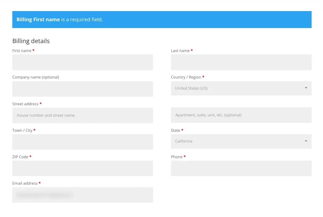 Woo Checkout Billing fields in 2 columns