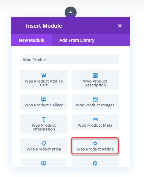 Woo Product Rating Divi module for WooCommerce