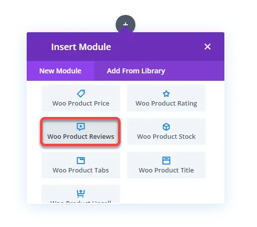 Woo Product Reviews Divi WooCommerce module