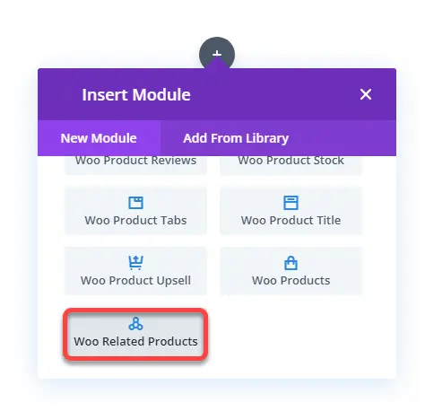 Woo Related Products Divi WooCommerce module