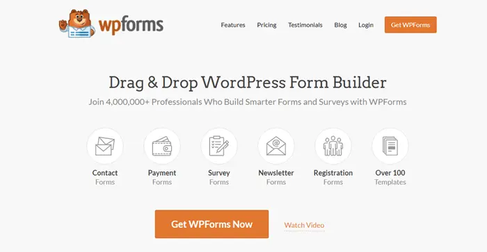 WPForms WordPress form builder