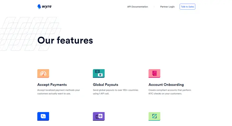Wyre shapes and patterns web design trends