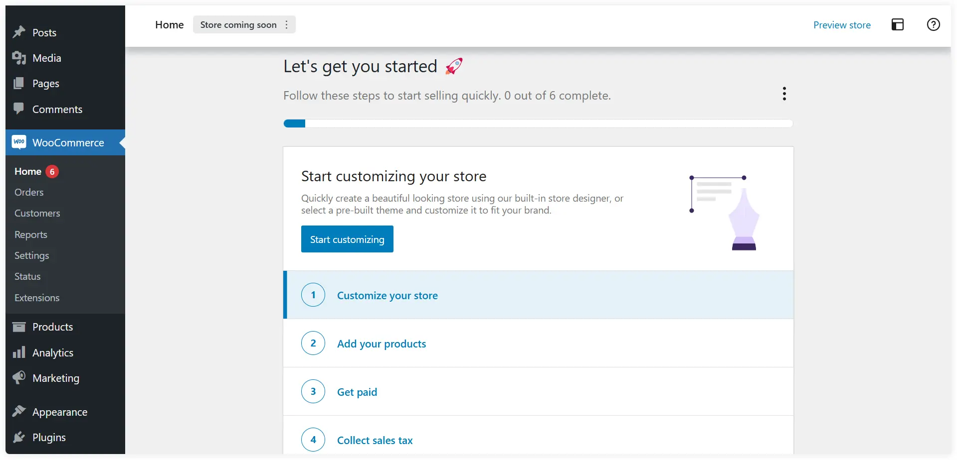 create a eCommerce store with Divi and WordPress