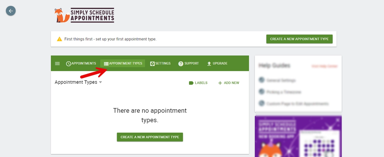 Creating a new Appointment type for Divi Booking form.