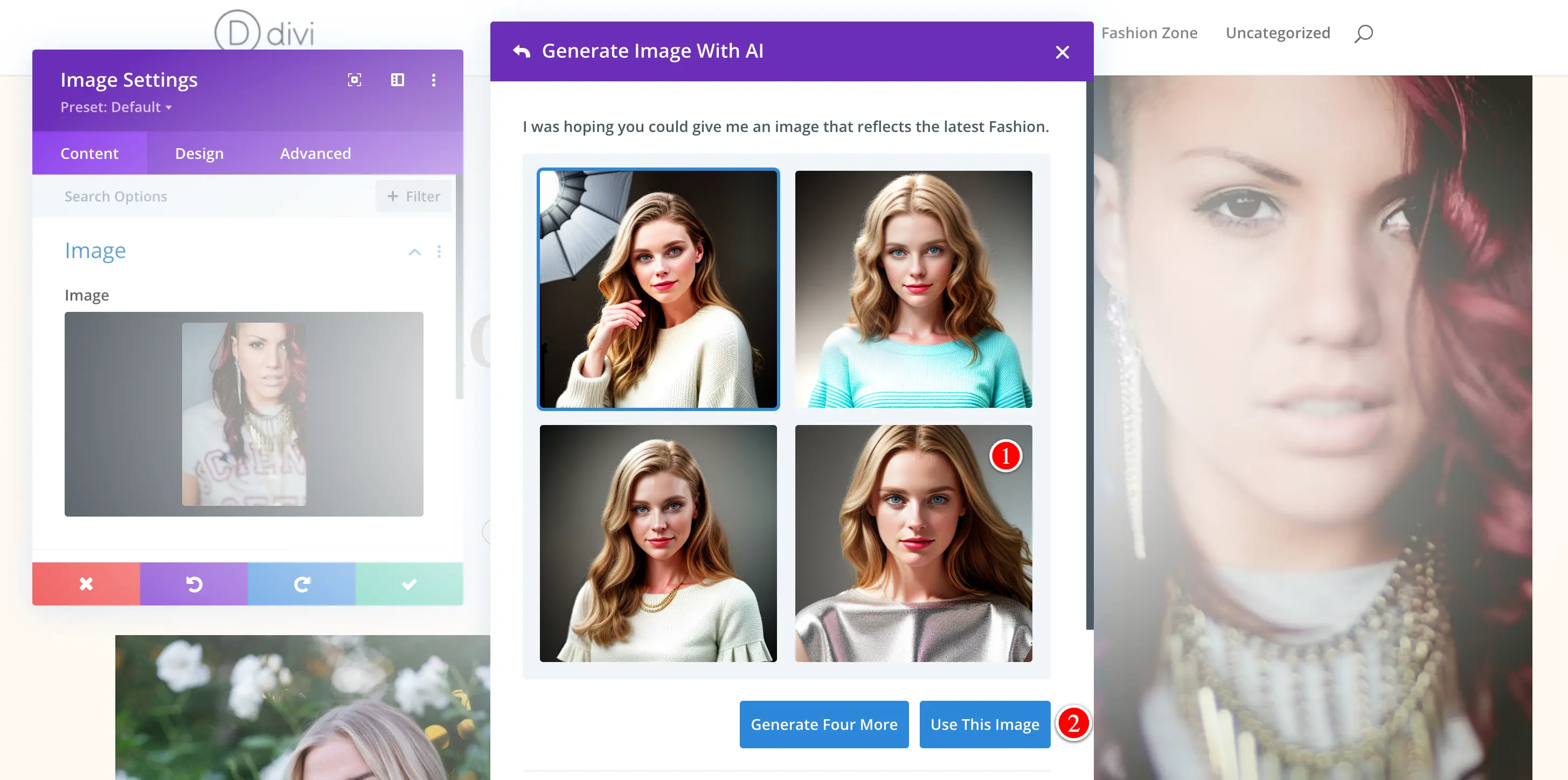 Use Ai image for fashion blog