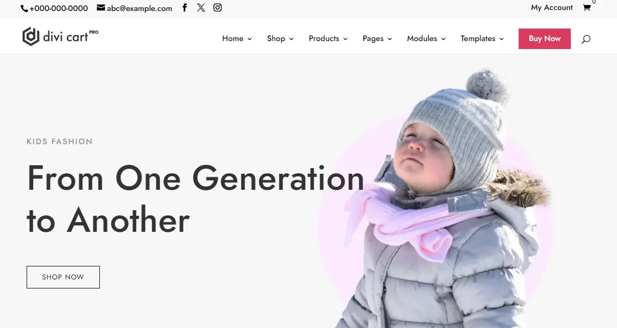 Theme Divi Cart Pro