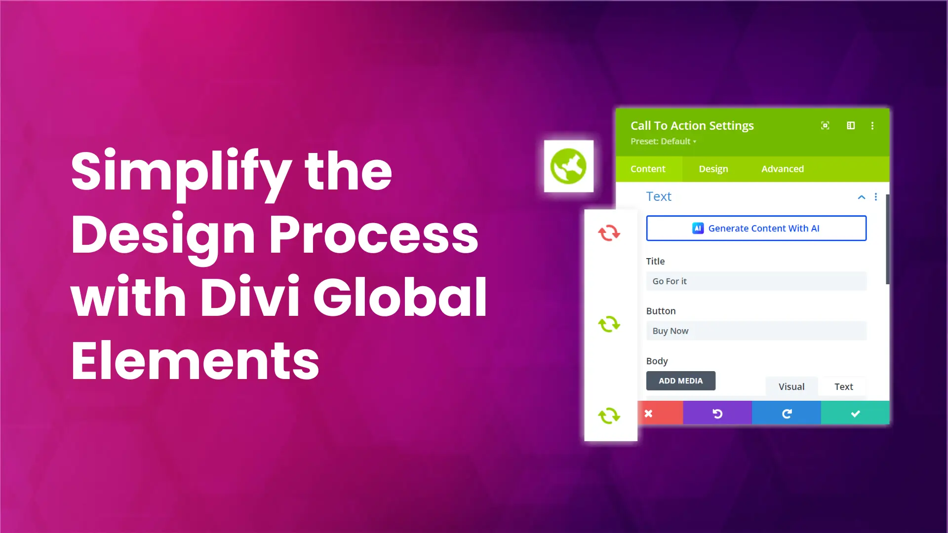 Divi global elements-headers